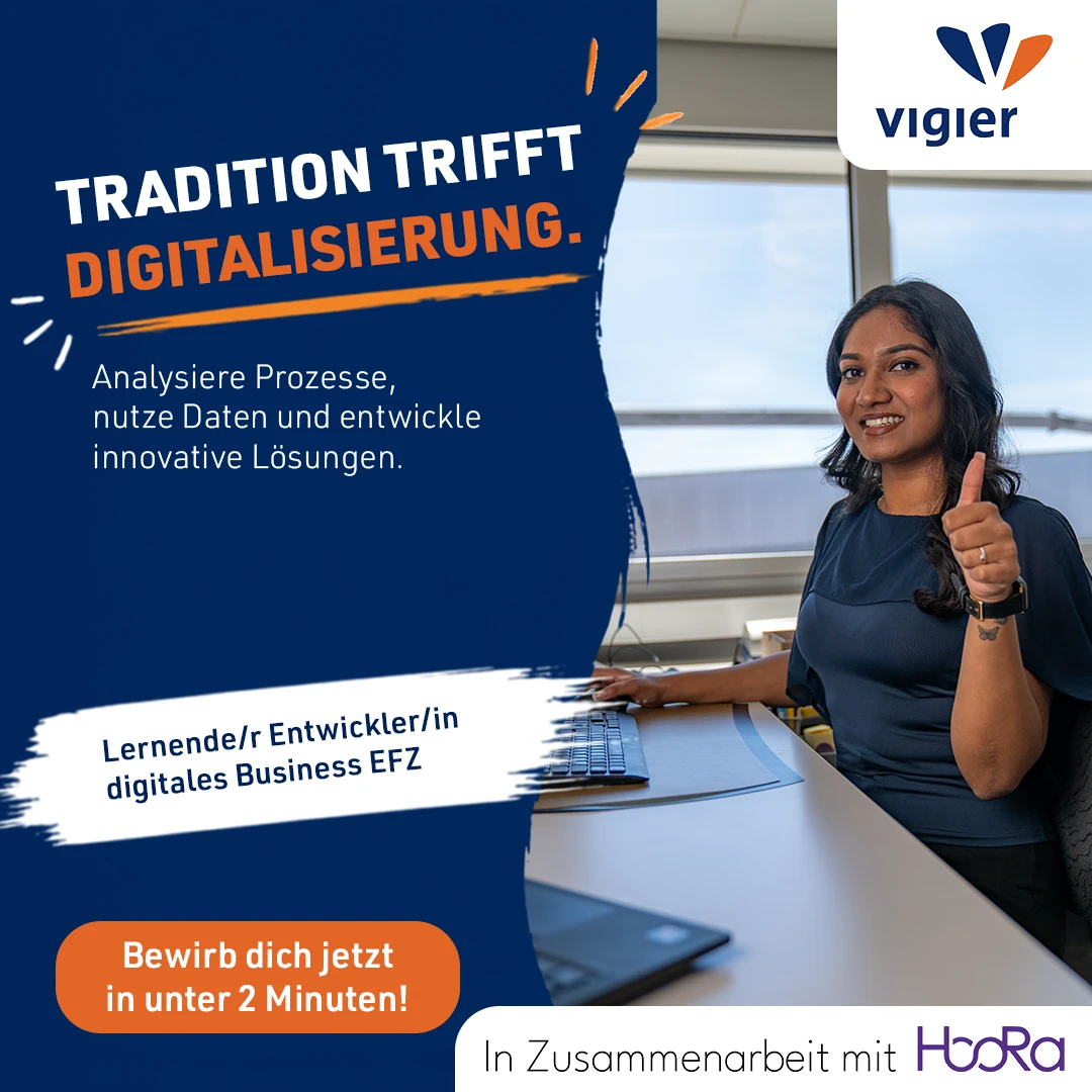 Visuel Vigier en allemand pour le développement de business digital